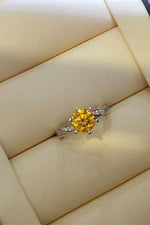 2 Carat Moissanite 925 Sterling Silver Ring for a perfect OOTD – dress to impress outfits from Amexza