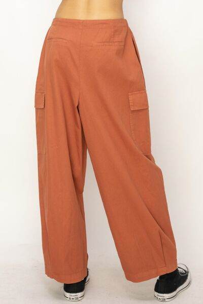 HYFVE Drawstring Cargo Wide Leg Pants for a perfect OOTD – dress to impress outfits from Amexza