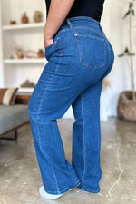 Judy Blue Full Size High Rise Straight Jeans - Amexza