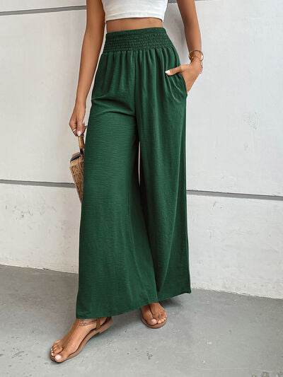 Perfee Wide Leg Pants with Pockets for a perfect OOTD – dress to impress outfits from Amexza