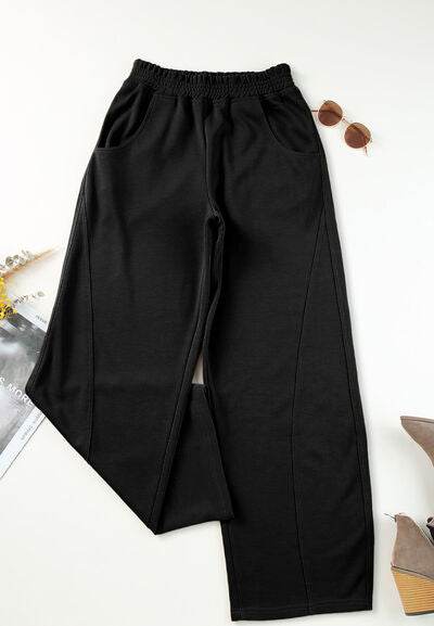 Elastic Waist Sweatpants with Pockets for a perfect OOTD – dress to impress outfits from Amexza