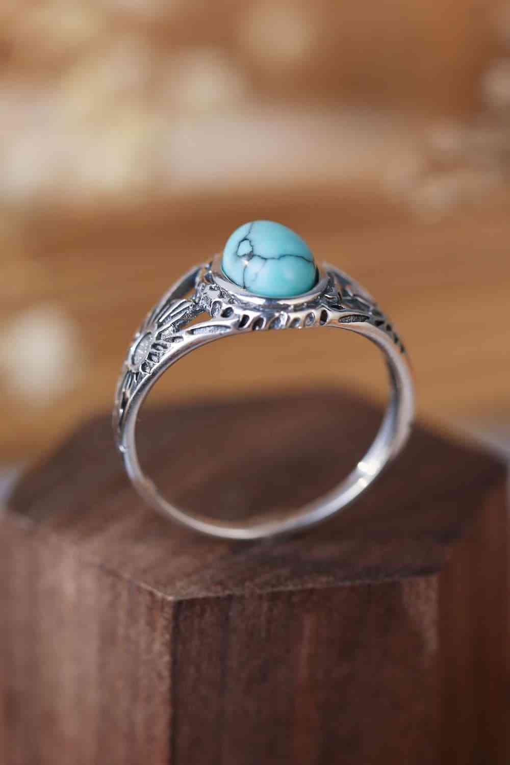 Turquoise 925 Sterling Silver Ring for a perfect OOTD – dress to impress outfits from Amexza