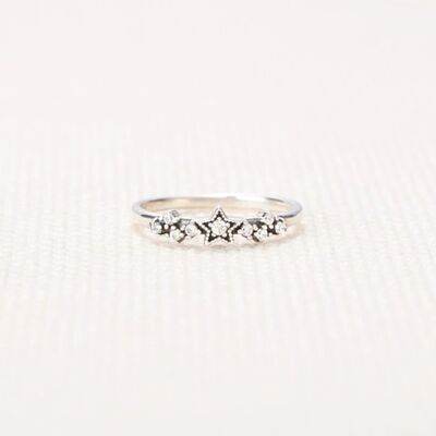 925 Sterling Silver Star Ring Silver for a perfect OOTD – dress to impress outfits from Amexza