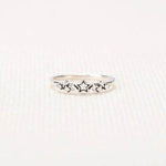 925 Sterling Silver Star Ring Silver for a perfect OOTD – dress to impress outfits from Amexza