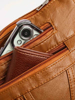 PU Leather Adjustable Strap Shoulder Bag for a perfect OOTD – dress to impress outfits from Amexza