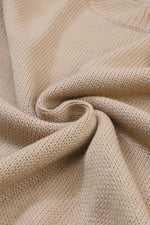 Floral Round Neck Drop Shoulder Sweater for a perfect OOTD – dress to impress outfits from Amexza