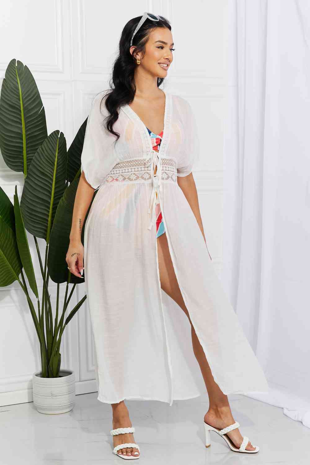 Marina West Swim Sun Goddess Tied Maxi Cover-Up for a perfect OOTD – dress to impress outfits from Amexza