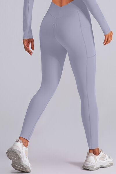 High Waist Active Leggings with Pockets for a perfect OOTD – dress to impress outfits from Amexza