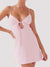 Tie-Front Mini Cami Dress