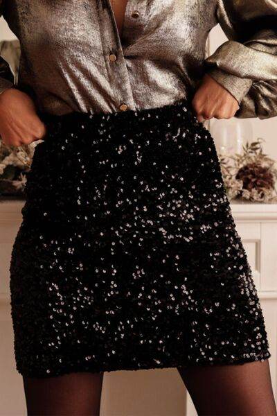 Sequin Mini Skirt for a perfect OOTD – dress to impress outfits from Amexza