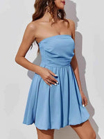 Ruched Tube Mini Dress for a perfect OOTD – dress to impress outfits from Amexza