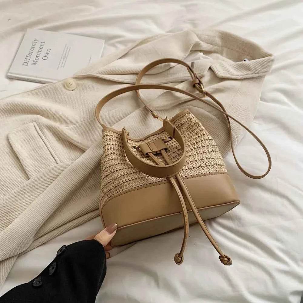 Straw Braided Shoulder Bag for a perfect OOTD – dress to impress outfits from Amexza