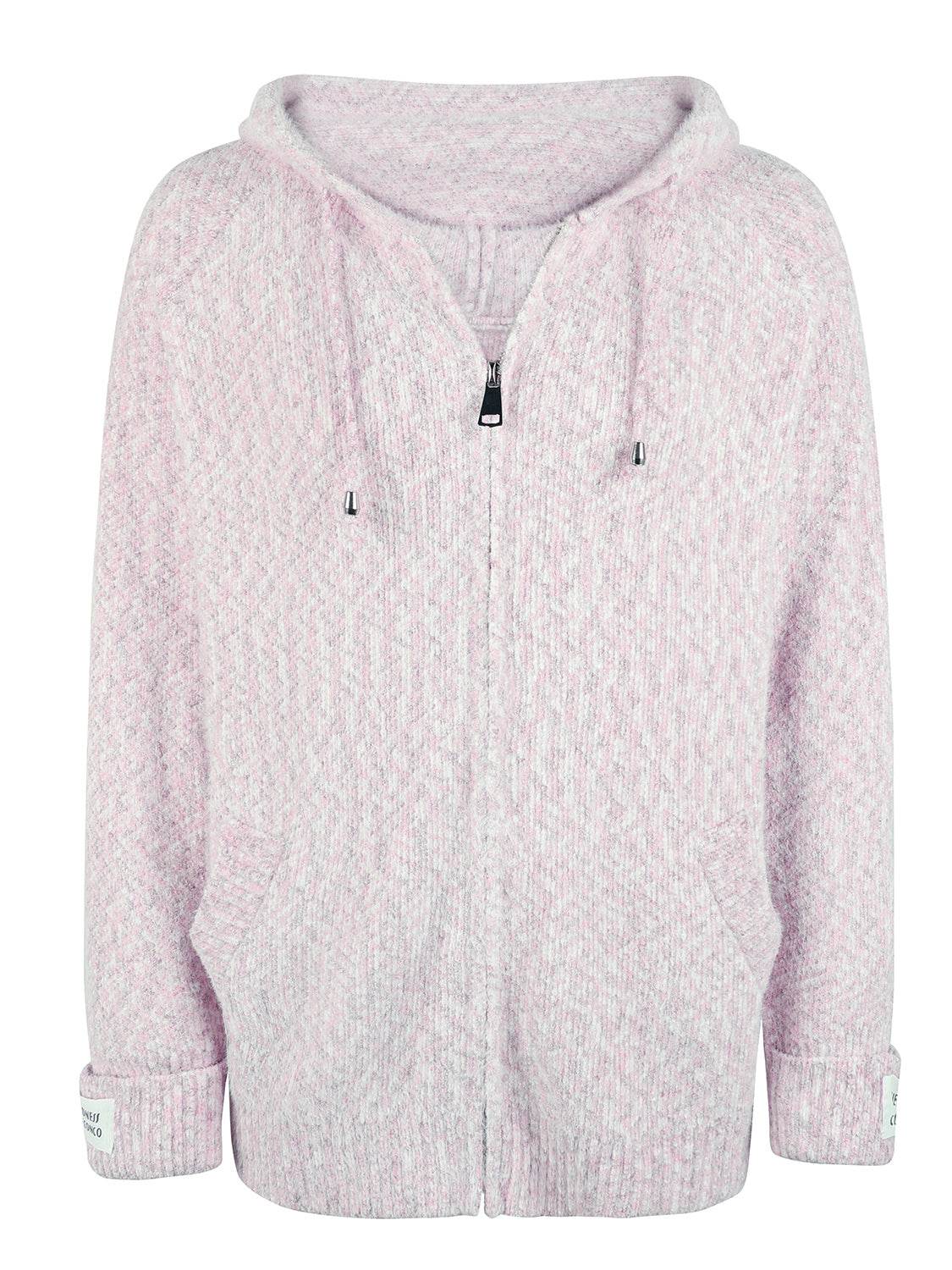 Zip-Up Hooded Sweater - Amexza