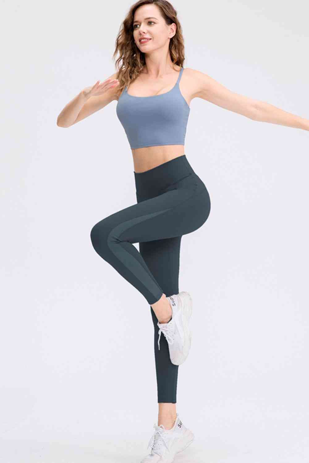 Wide Waistband Slim Fit Long Sports Pants for a perfect OOTD – dress to impress outfits from Amexza