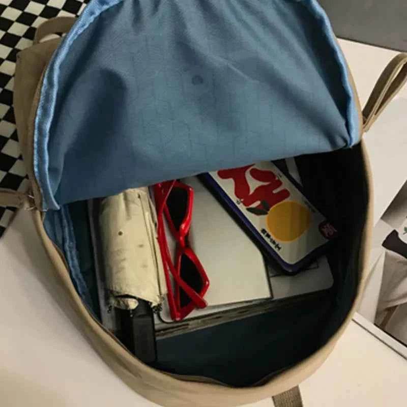 Zip Cotton Backpack Bag for a perfect OOTD – dress to impress outfits from Amexza