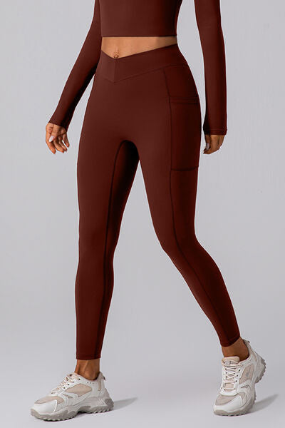 High Waist Active Leggings with Pockets for a perfect OOTD – dress to impress outfits from Amexza