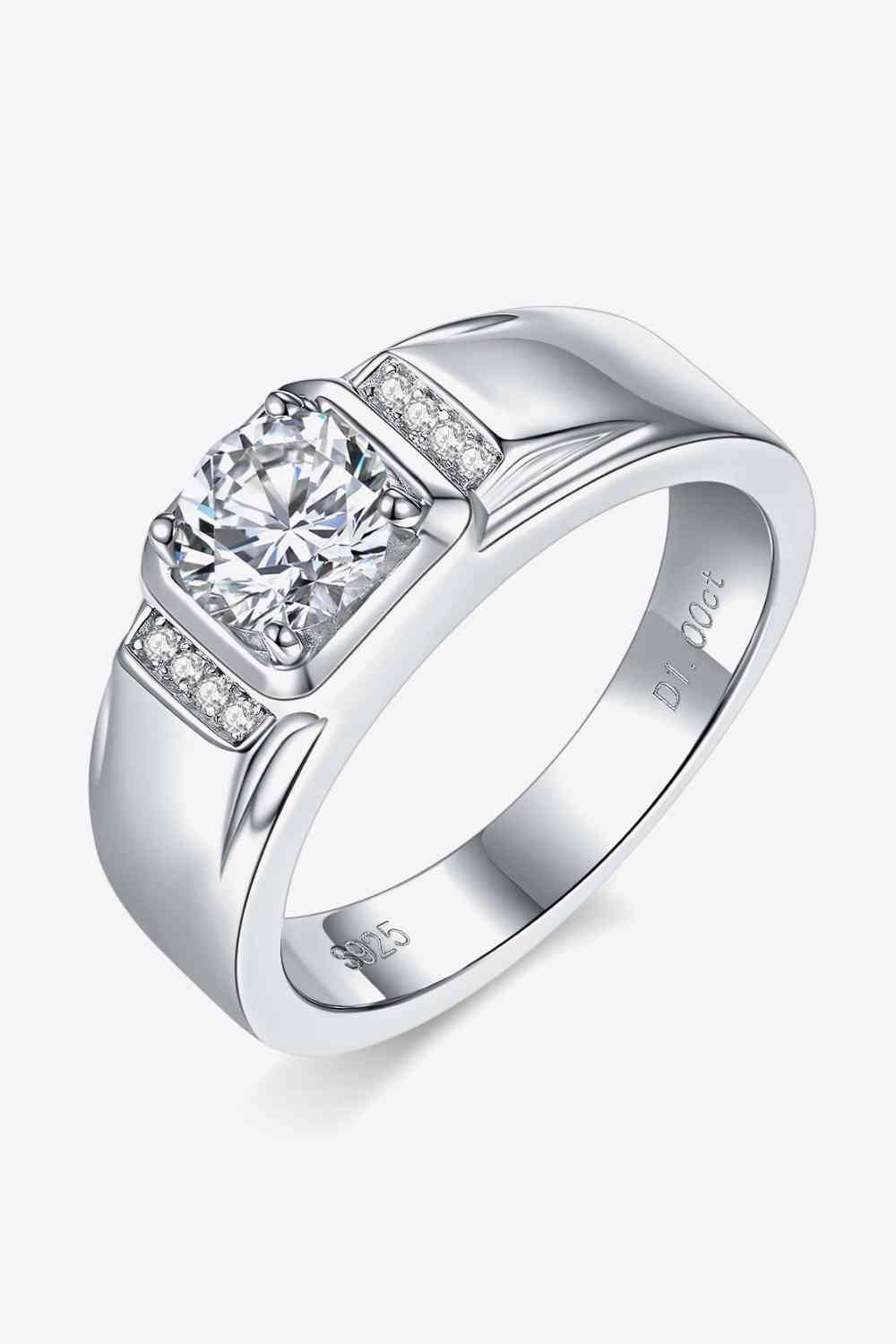 From The Heart 1 Carat Moissanite Ring for a perfect OOTD – dress to impress outfits from Amexza