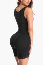 Full Size Zip-Up Lace Detail Shapewear for a perfect OOTD – dress to impress outfits from Amexza