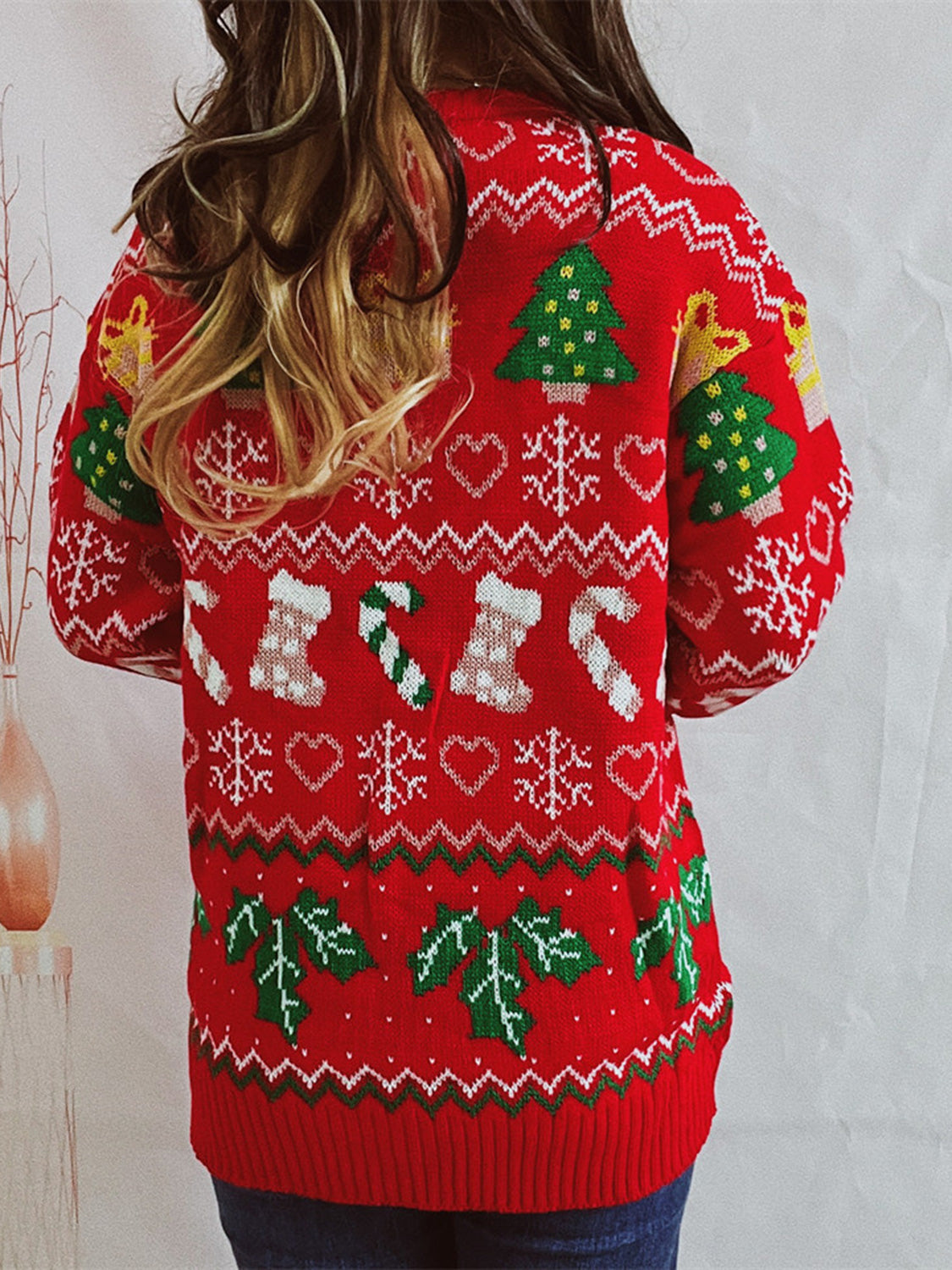 Christmas Element Sweater for a perfect OOTD – dress to impress outfits from Amexza