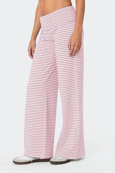 Striped Wide Leg Pants for a perfect OOTD – dress to impress outfits from Amexza