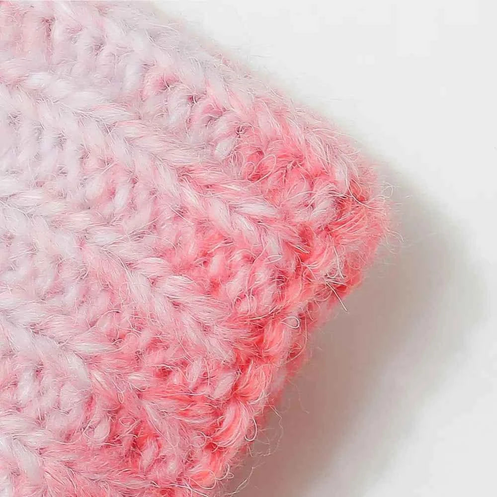 Gradient Knit Hat with Pompom for a perfect OOTD – dress to impress outfits from Amexza