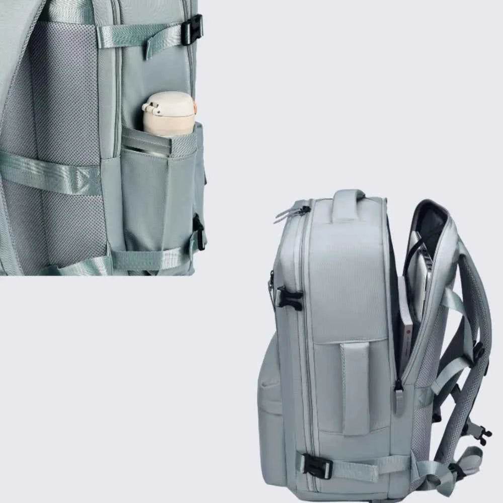 Oxford Cloth Side Pockets Backpack Bag with Handles for a perfect OOTD – dress to impress outfits from Amexza