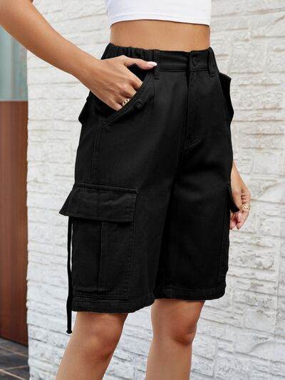 High Waist Denim Shorts with Pockets for a perfect OOTD – dress to impress outfits from Amexza