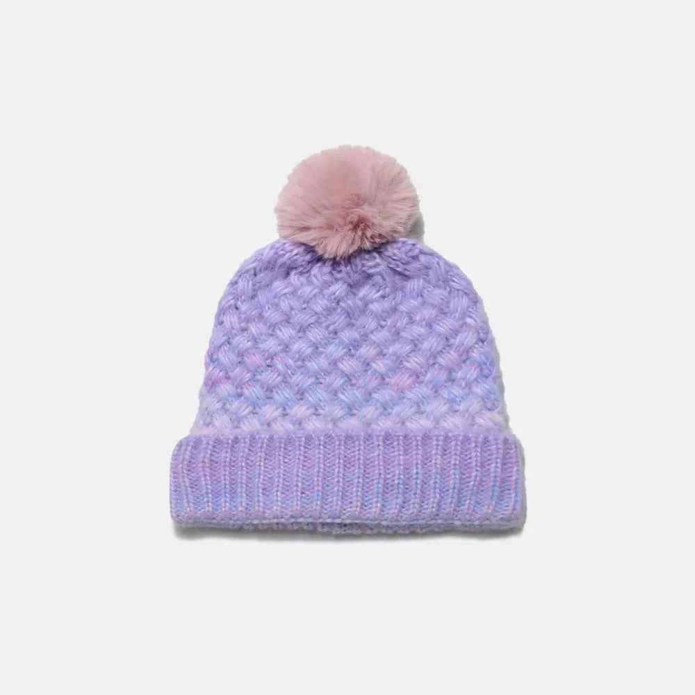 Gradient Knit Hat with Pompom for a perfect OOTD – dress to impress outfits from Amexza