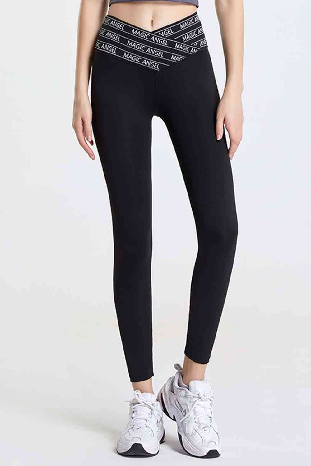 Wide Waistband Sports Pants Black for a perfect OOTD – dress to impress outfits from Amexza