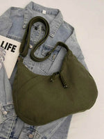 Ribbed Adjustable Strap Shoulder Bag for a perfect OOTD – dress to impress outfits from Amexza