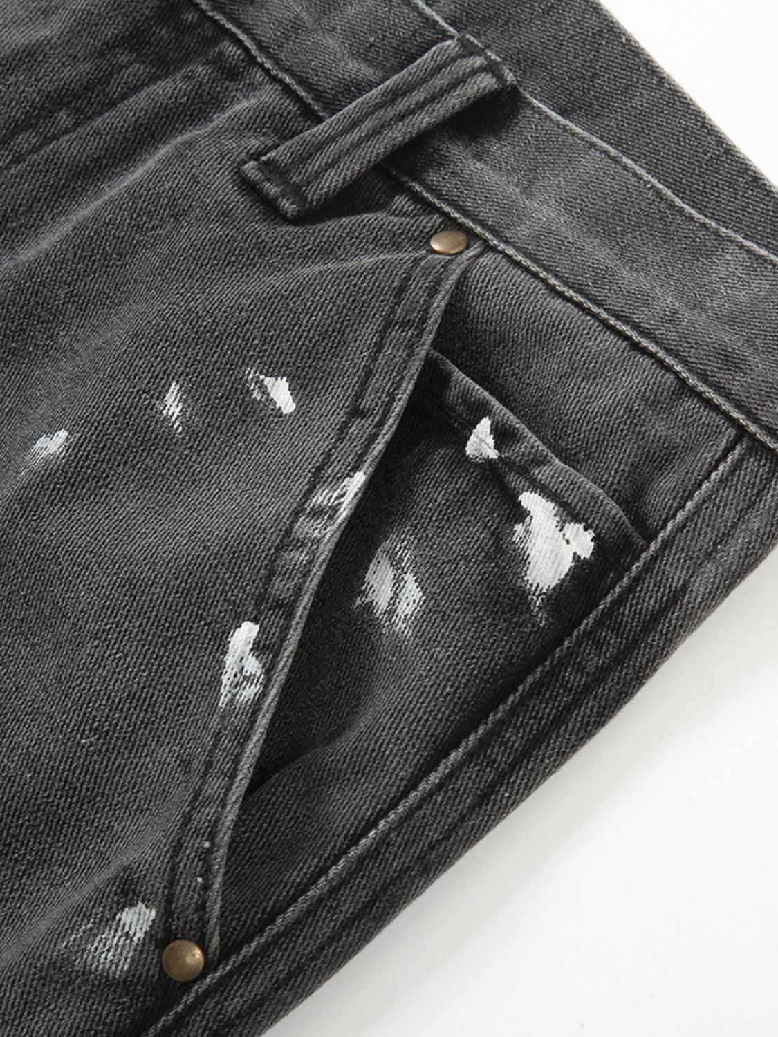 Men's Contrast Washed Bootcut Jeans for a perfect OOTD – dress to impress outfits from Amexza