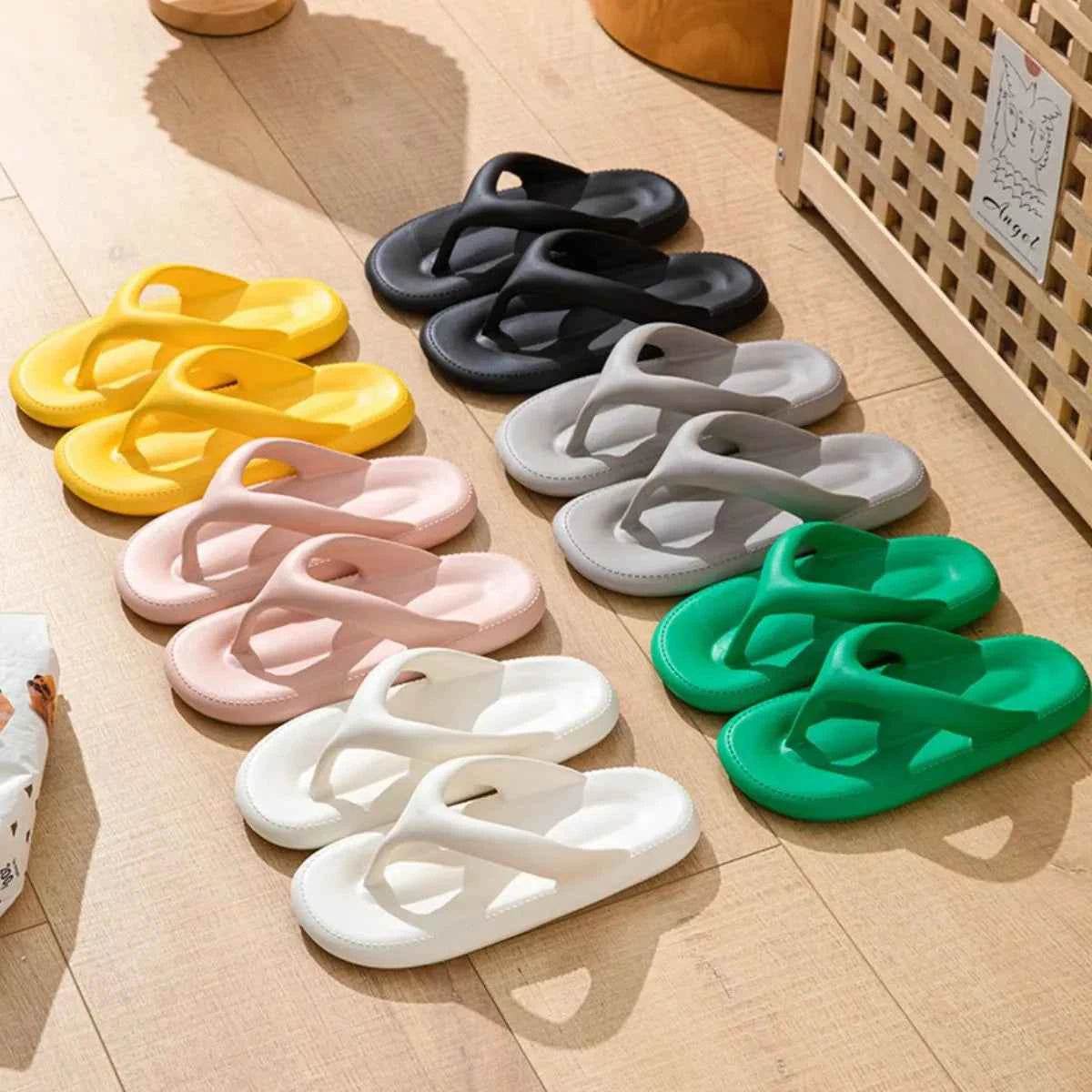 Toe Post Platform Slippers for a perfect OOTD – dress to impress outfits from Amexza