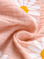 Children's Daisy Textured Wide Strap Romper and Hat Set for a perfect OOTD – dress to impress outfits from Amexza