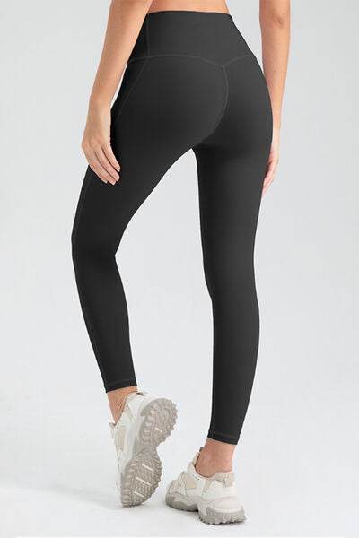 High Waist Skinny Active Pants - Amexza