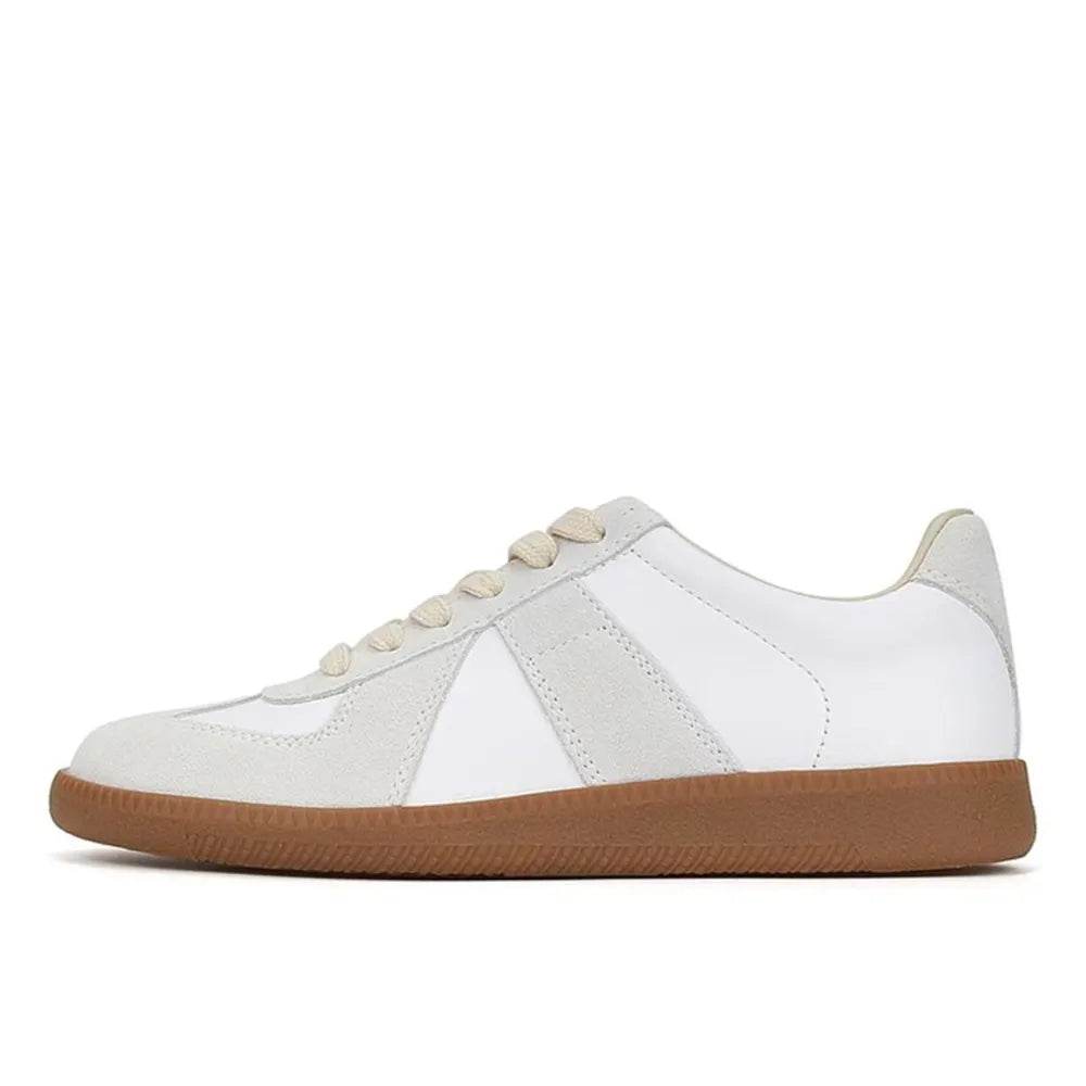 Contrast Round Toe Flats Sneakers for a perfect OOTD – dress to impress outfits from Amexza