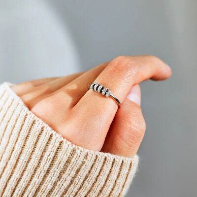 Inlaid Zircon 925 Sterling Silver Ring for a perfect OOTD – dress to impress outfits from Amexza