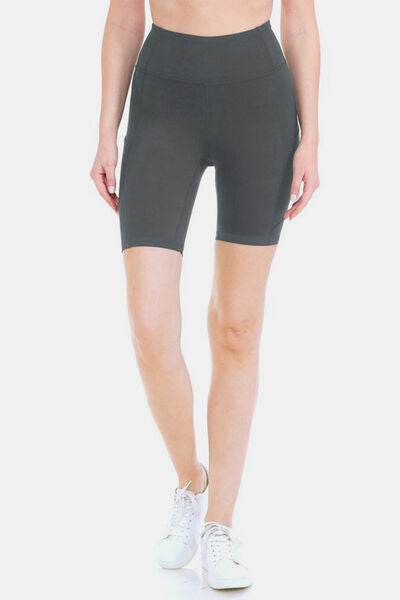 Leggings Depot Full Size High Waist Active Shorts - Amexza