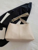 PU Leather Geometric Pattern Strap Shoulder Bag for a perfect OOTD – dress to impress outfits from Amexza