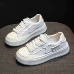 Lace Up Round Toe Platform Sneakers for a perfect OOTD – dress to impress outfits from Amexza