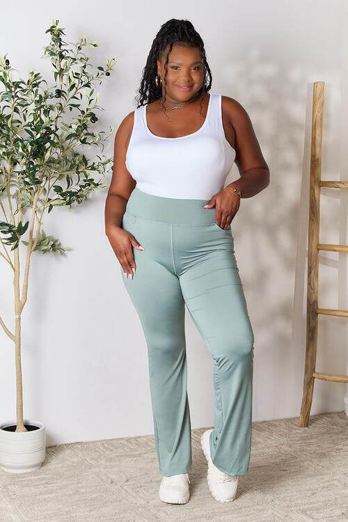 Heimish Full Size Wide Waistband Sports Pants for a perfect OOTD – dress to impress outfits from Amexza