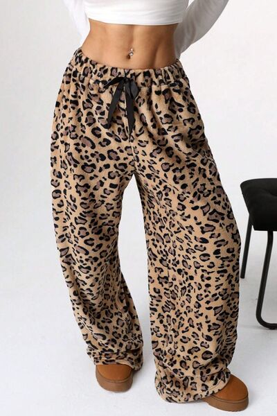 Leopard Wide Leg Pants for a perfect OOTD – dress to impress outfits from Amexza