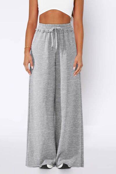 High Waist Wide Leg Pants Gray for a perfect OOTD – dress to impress outfits from Amexza