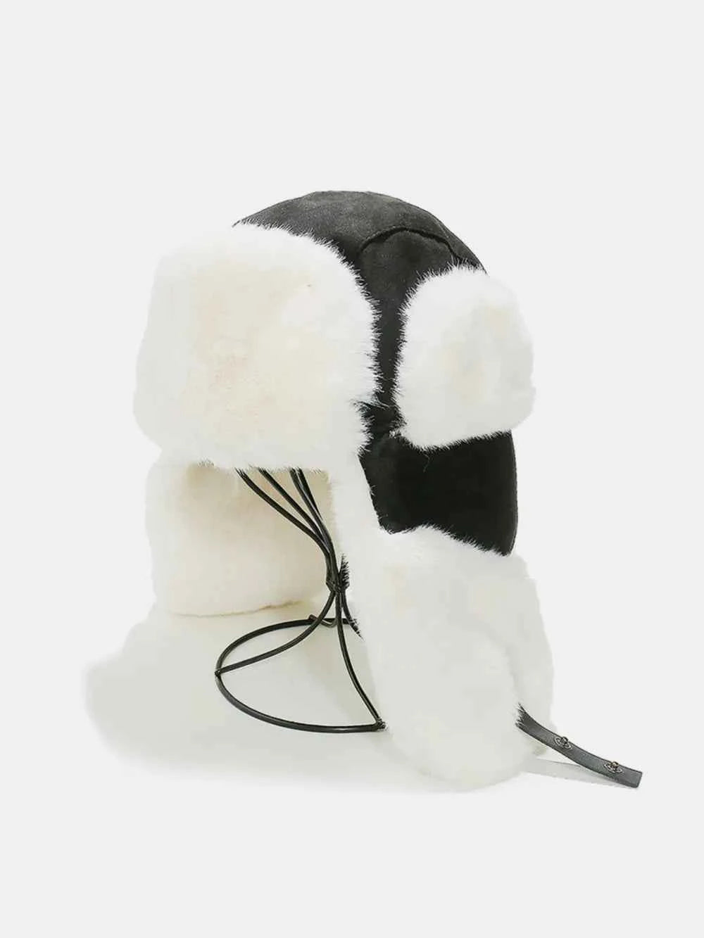 Thermal Fuzzy Earmuffs Winter Hat Black One Size for a perfect OOTD – dress to impress outfits from Amexza