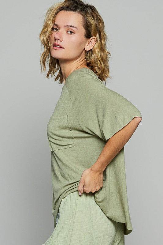 POL Round Neck Half Sleeve T-Shirt for a perfect OOTD – dress to impress outfits from Amexza