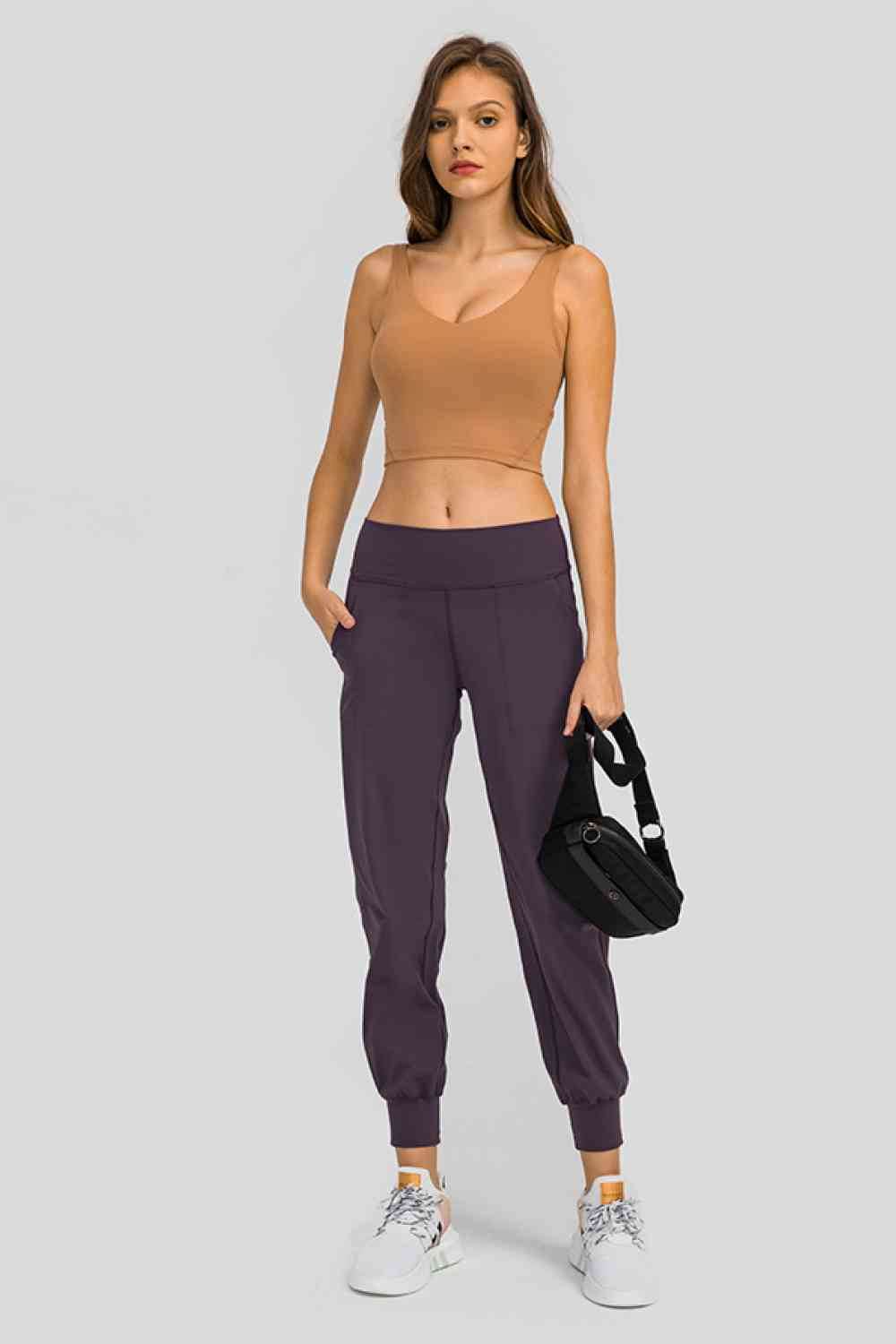 Millennia Wide Waistband Slant Pocket Pants for a perfect OOTD – dress to impress outfits from Amexza