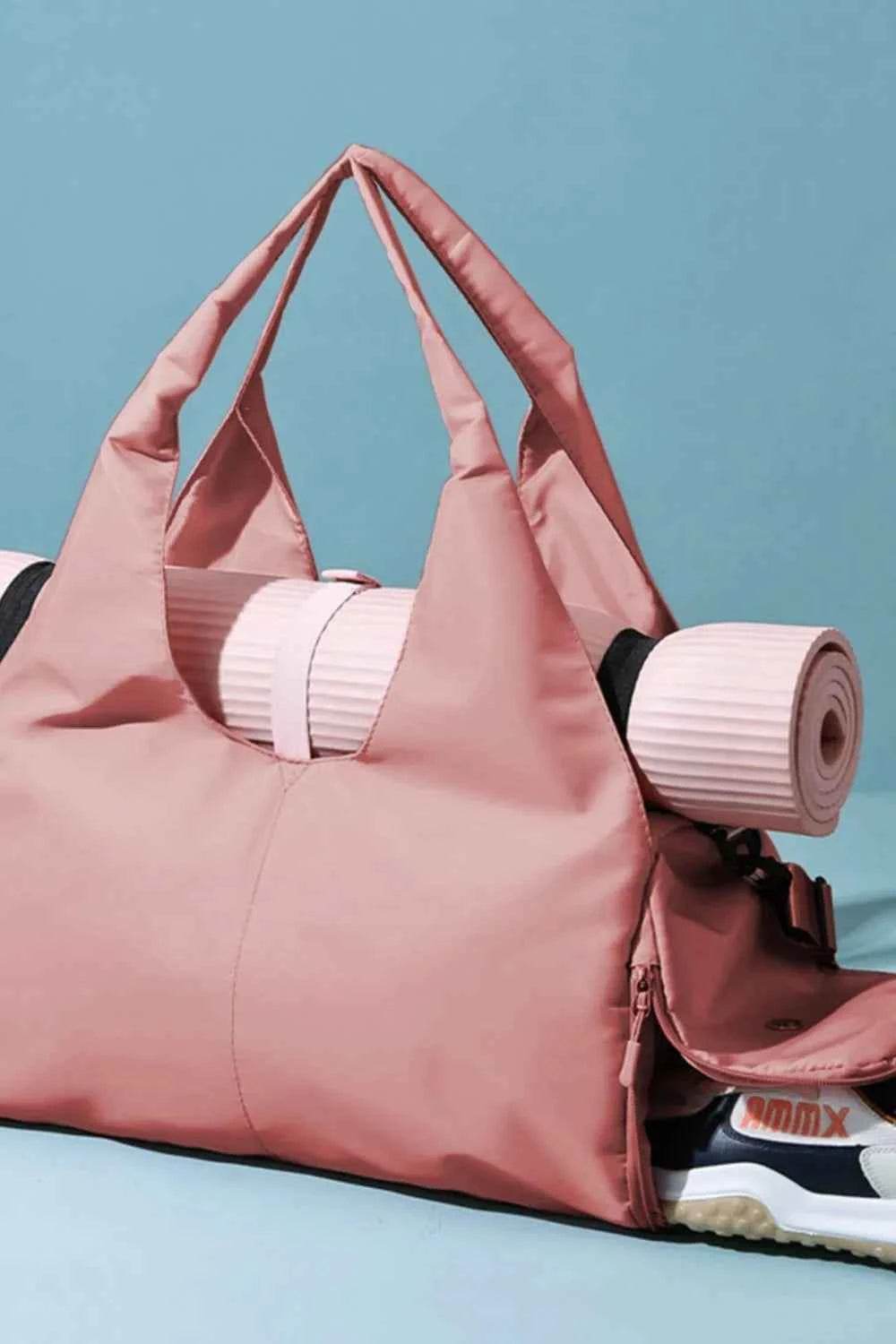 Oxford Cloth Waterproof Travel Bag Dusty Pink One Size for a perfect OOTD – dress to impress outfits from Amexza