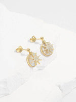 18K Gold-Plated 925 Sterling Silver Star Shape Earrings for a perfect OOTD – dress to impress outfits from Amexza