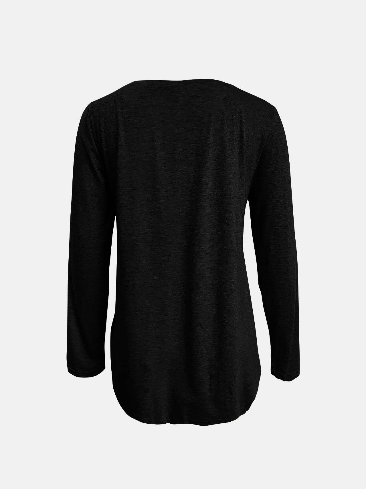 Full Size Reindeer Round Neck Long Sleeve T-Shirt for a perfect OOTD – dress to impress outfits from Amexza