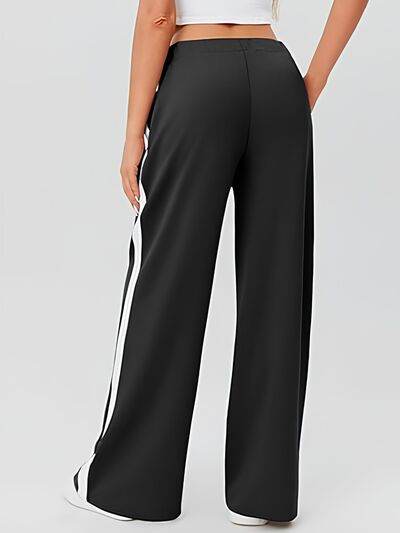 Side Striped Wide Leg Pants for a perfect OOTD – dress to impress outfits from Amexza