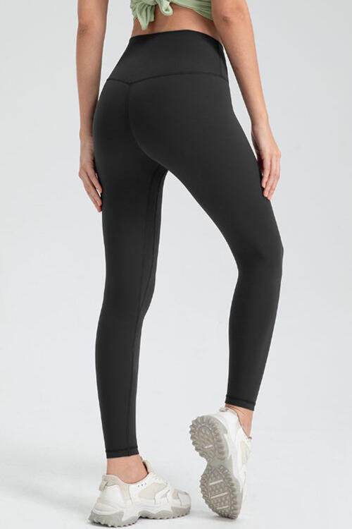 Wide Waistband Slim Fit Active Leggings for a perfect OOTD – dress to impress outfits from Amexza